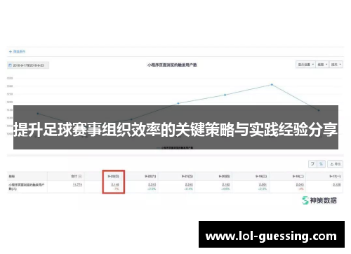 提升足球赛事组织效率的关键策略与实践经验分享